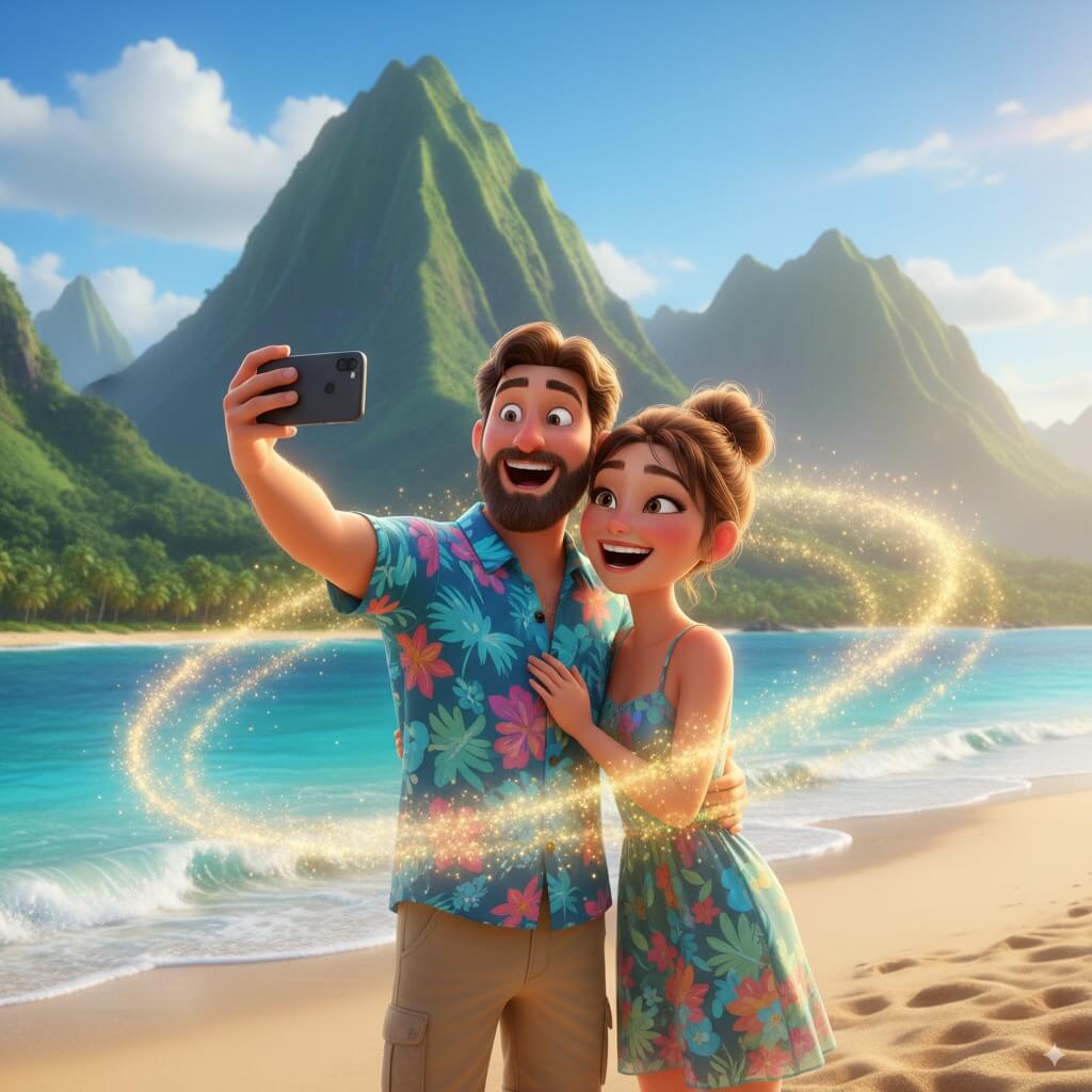 ai disney and pixar filter image created by heyimg.net