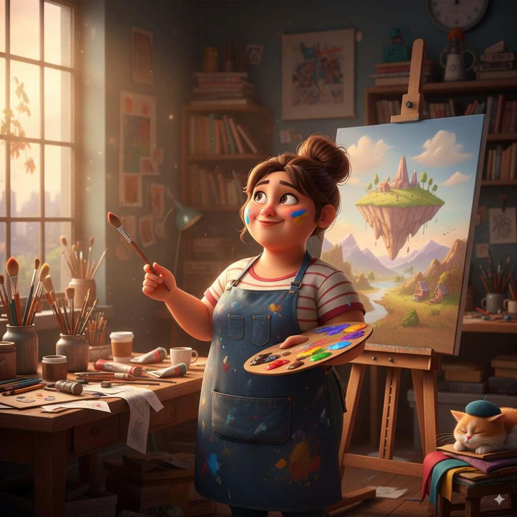 ai disney and pixar filter image created by heyimg.net