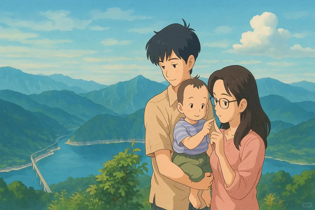 ai photo with Ghibli style created by heyimg.net