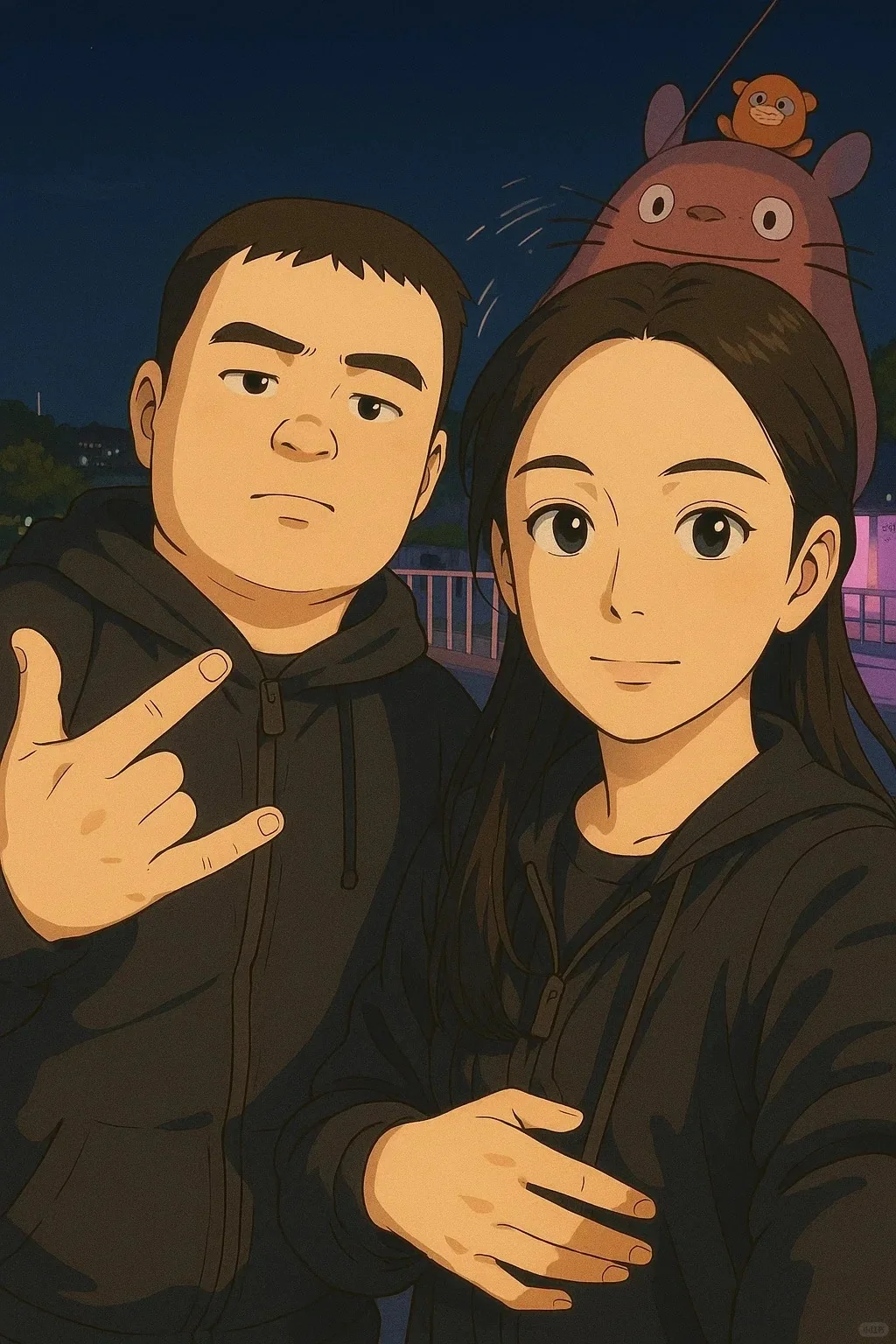 ai photo with Ghibli style created by heyimg.net