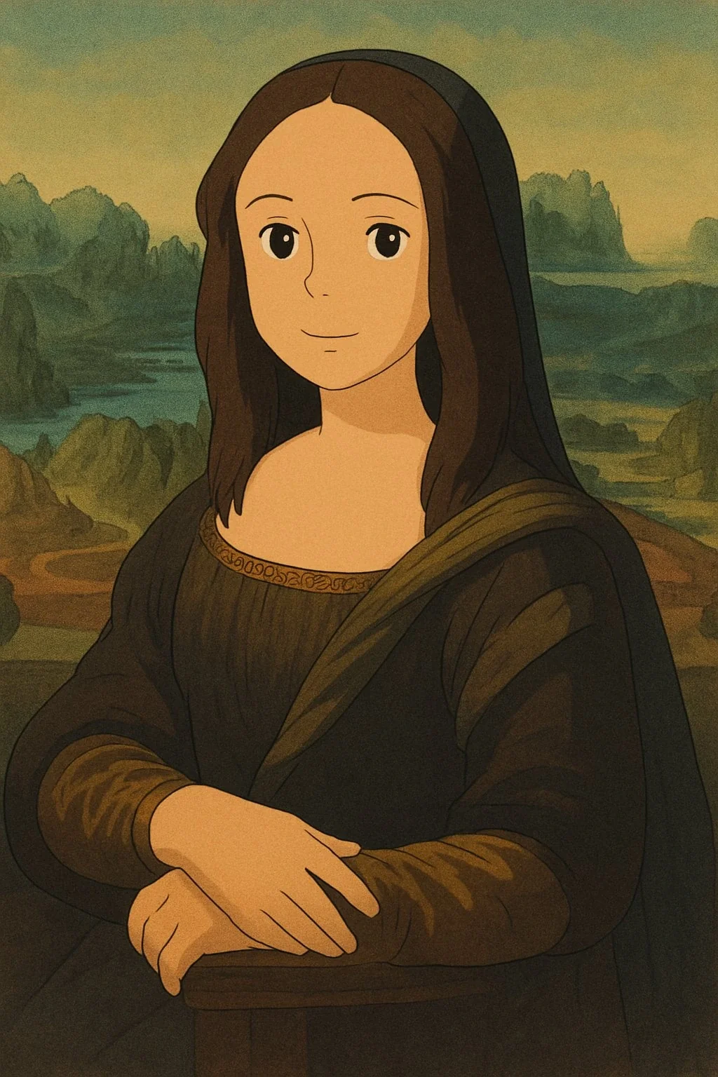 ai photo with Ghibli style created by heyimg.net