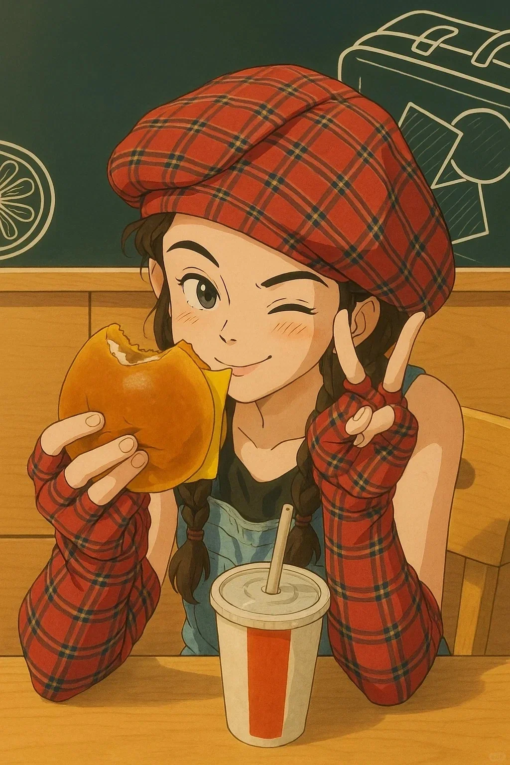 ai photo with Ghibli style created by heyimg.net