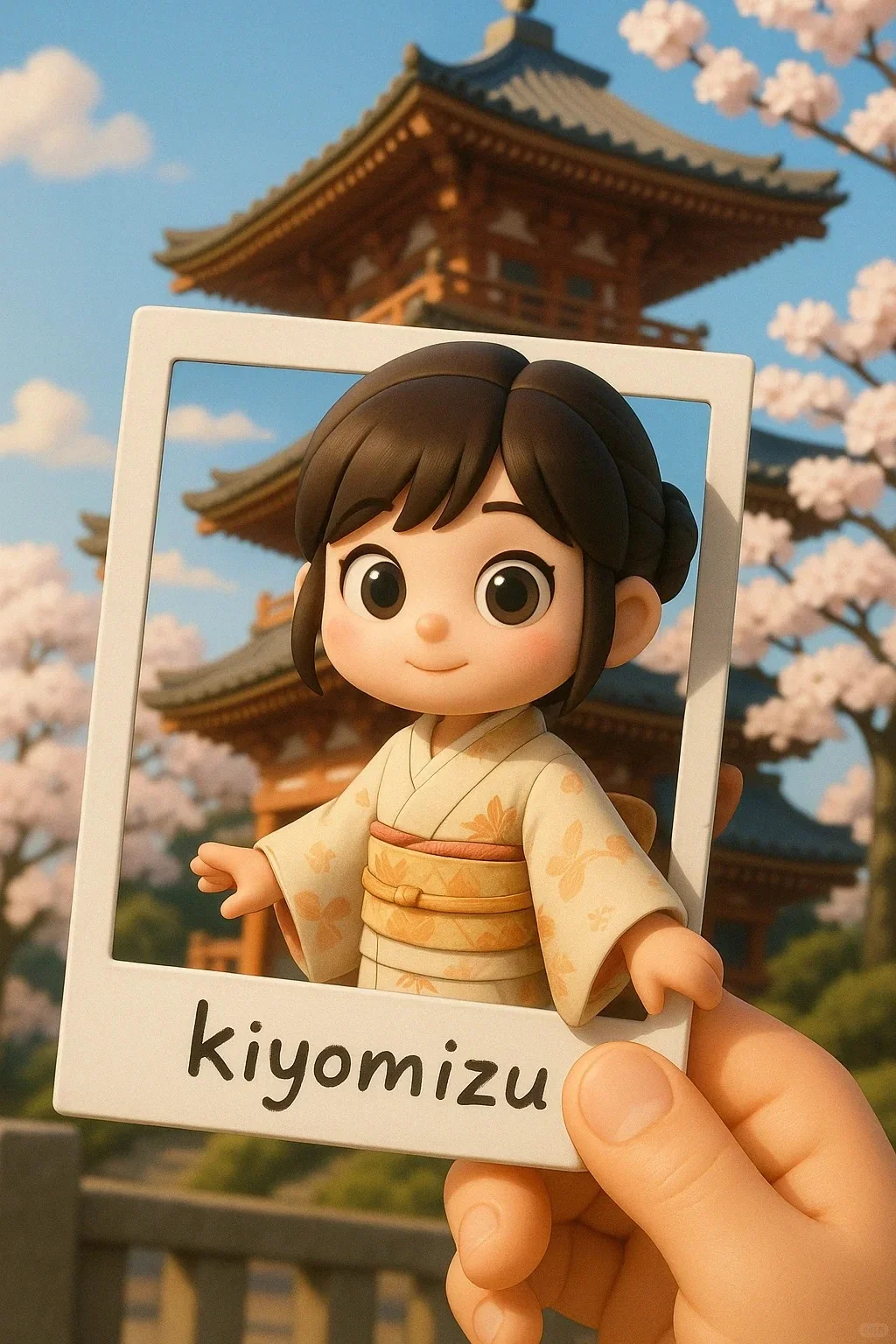 ai photo with 3D Polaroid style created by heyimg.net